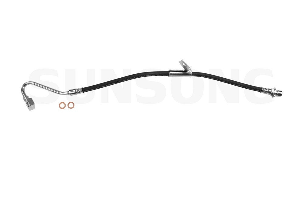 Angle View of Front Right Brake Hydraulic Hose SUNSONG 2201221