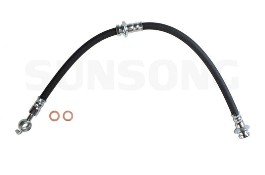 Angle View of Front Brake Hydraulic Hose SUNSONG 2201290