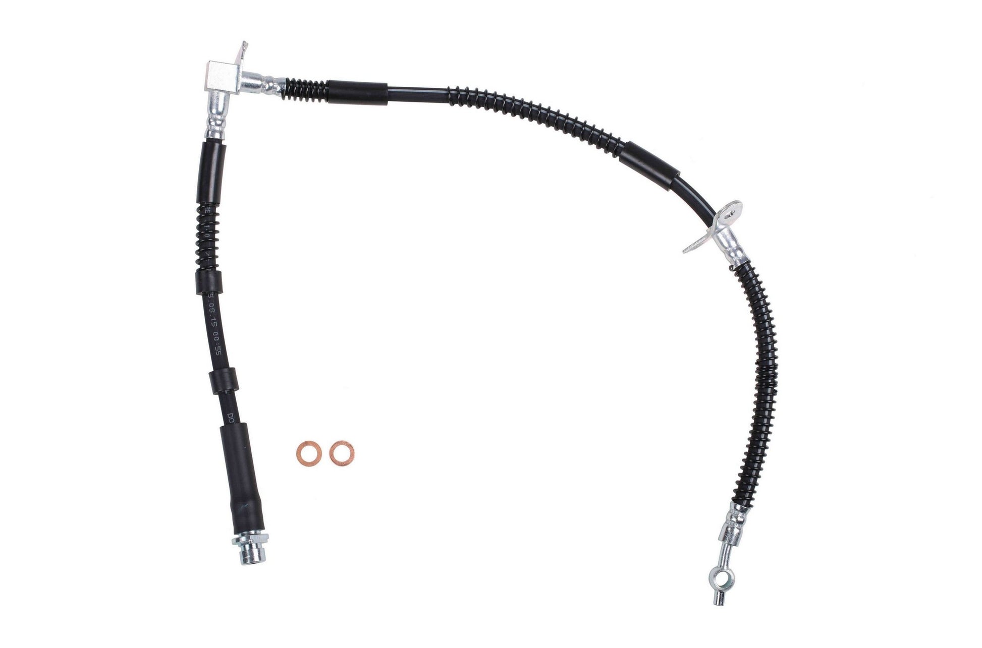 Front View of Front Right Brake Hydraulic Hose SUNSONG 2201388