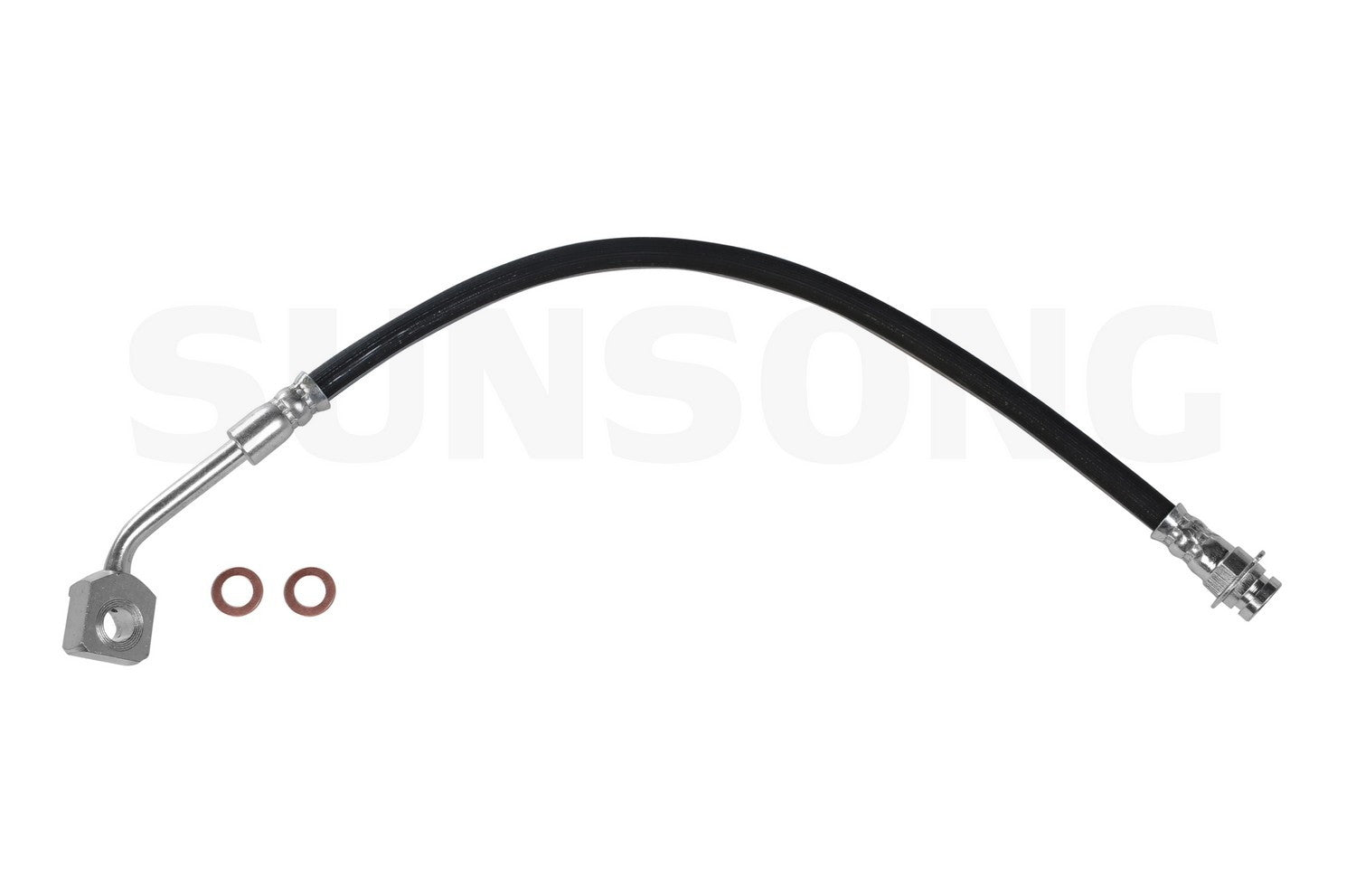 Angle View of Front Right Brake Hydraulic Hose SUNSONG 2201402