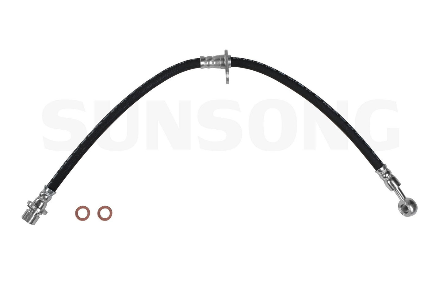 Angle View of Rear Brake Hydraulic Hose SUNSONG 2201488