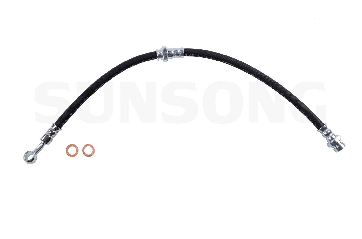 Front View of Front Left Brake Hydraulic Hose SUNSONG 2201712