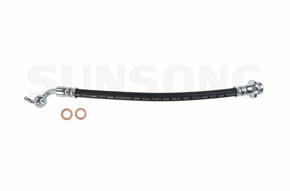 Angle View of Rear Left Brake Hydraulic Hose SUNSONG 2201715