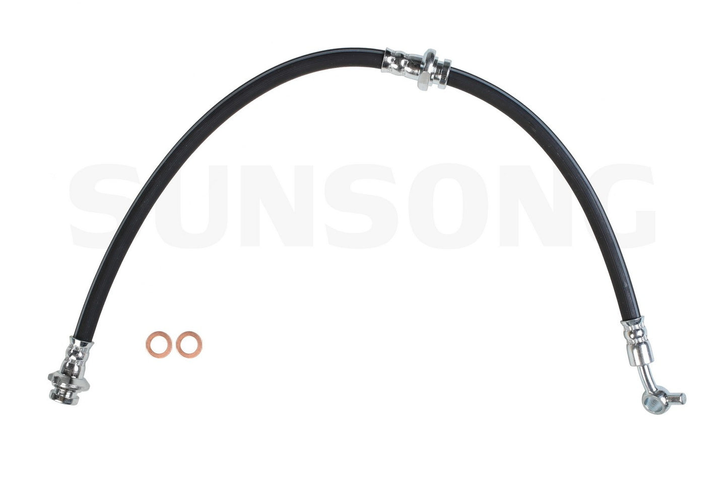 Angle View of Front Left Brake Hydraulic Hose SUNSONG 2201771