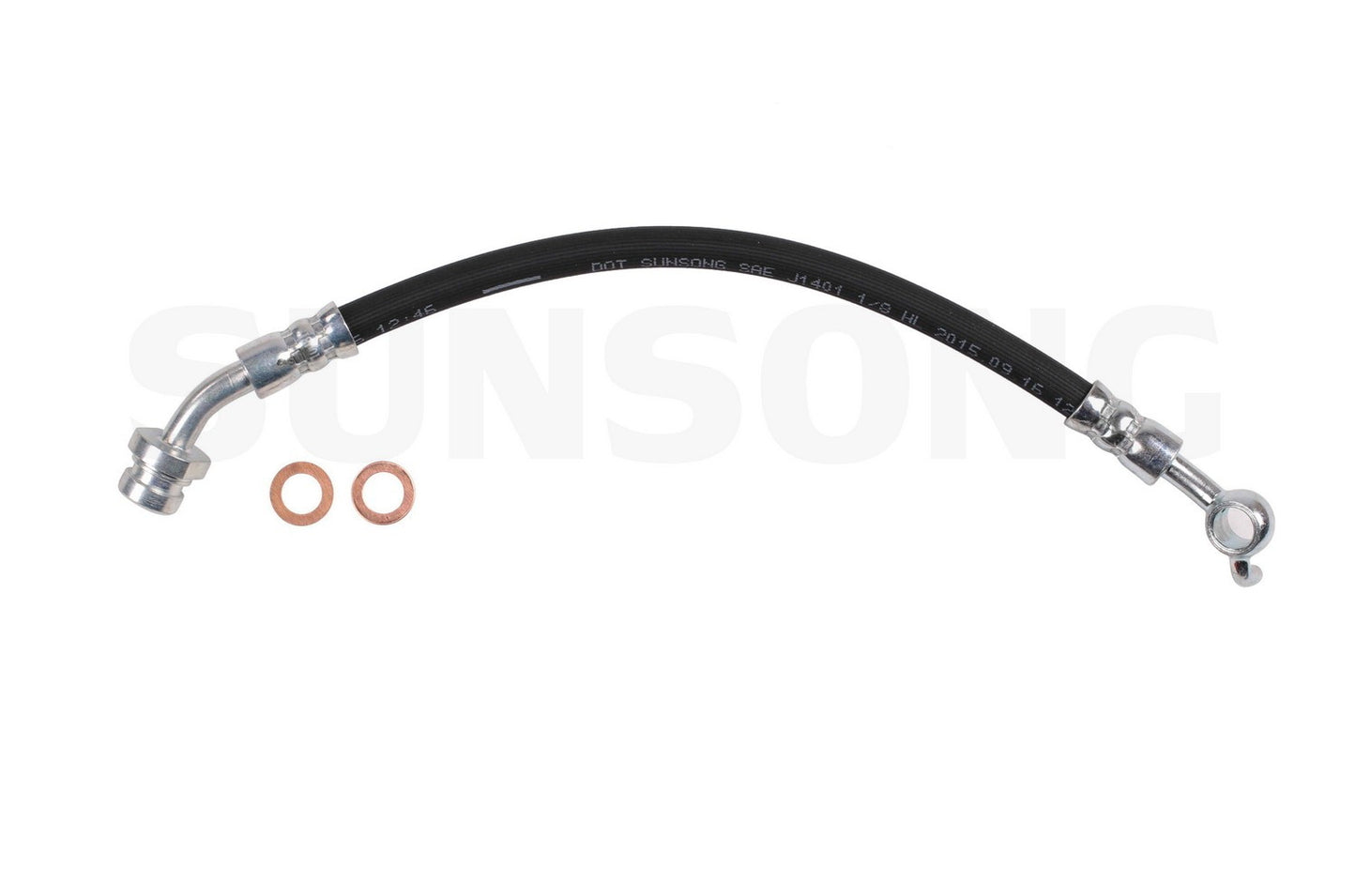 Angle View of Rear Right Brake Hydraulic Hose SUNSONG 2201809