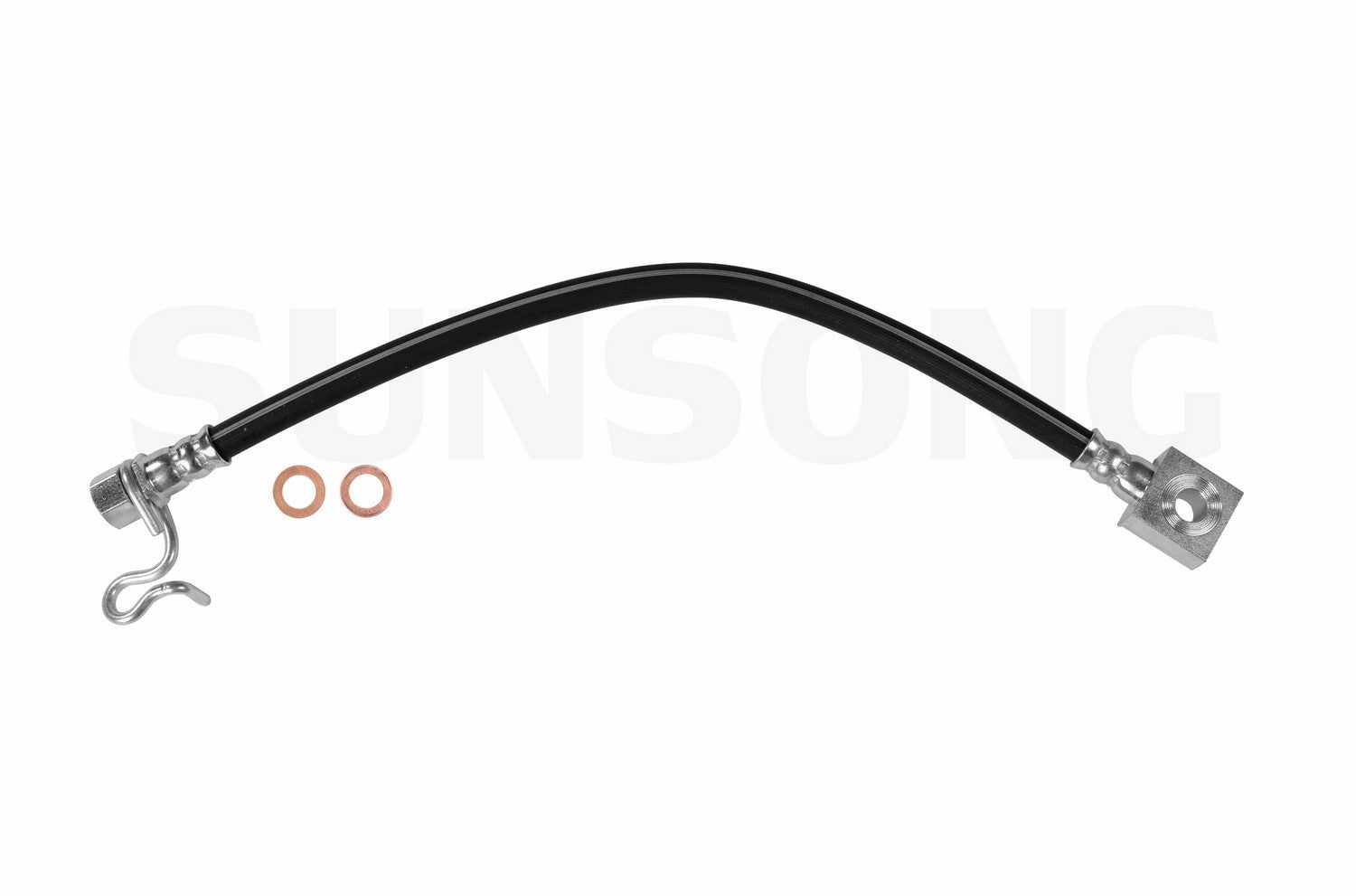 Angle View of Rear Left Brake Hydraulic Hose SUNSONG 2201834