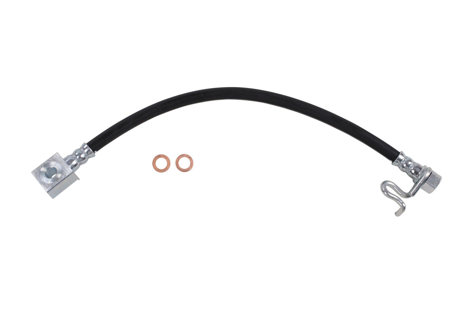 Front View of Rear Right Brake Hydraulic Hose SUNSONG 2201835