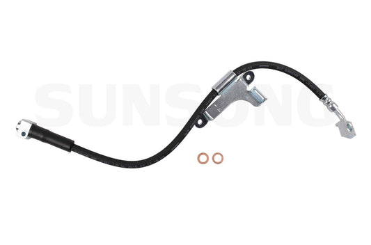 Angle View of Front Right Brake Hydraulic Hose SUNSONG 2201857