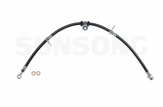 Angle View of Front Right Brake Hydraulic Hose SUNSONG 2202010