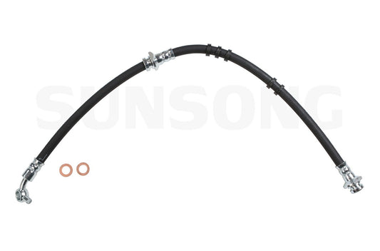 Angle View of Front Left Brake Hydraulic Hose SUNSONG 2202151