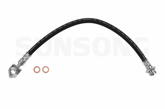 Angle View of Front Left Brake Hydraulic Hose SUNSONG 2202155