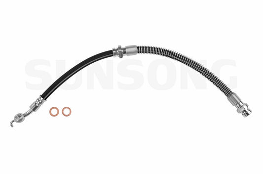 Angle View of Front Brake Hydraulic Hose SUNSONG 2202173