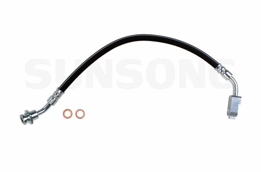 Angle View of Front Right Brake Hydraulic Hose SUNSONG 2202361