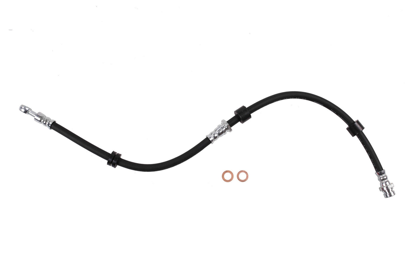 Front View of Front Right Brake Hydraulic Hose SUNSONG 2202578