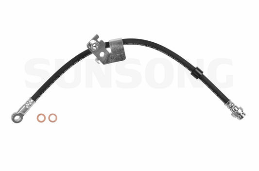 Angle View of Front Left Brake Hydraulic Hose SUNSONG 2202601