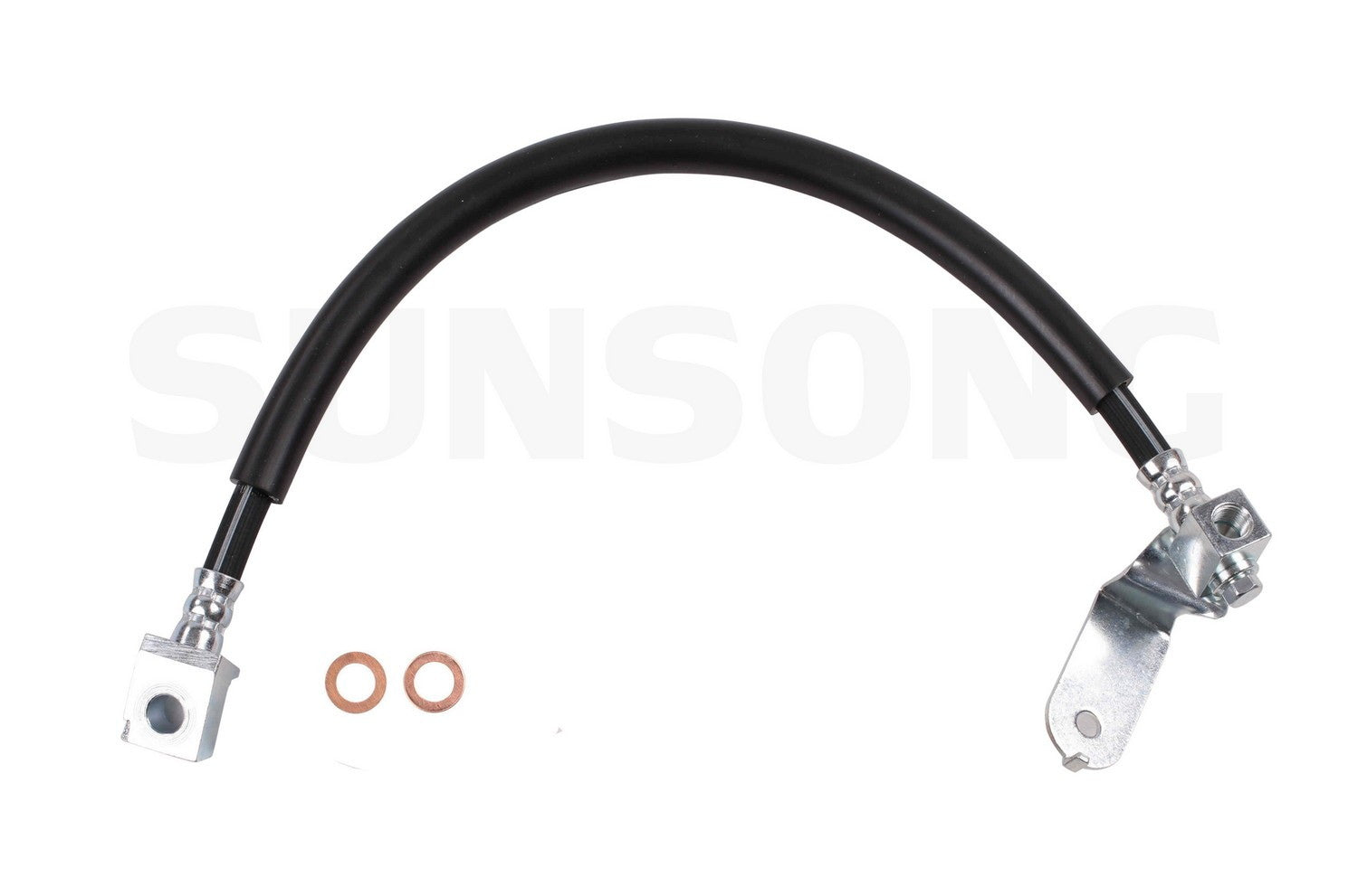 Angle View of Rear Left Brake Hydraulic Hose SUNSONG 2202649