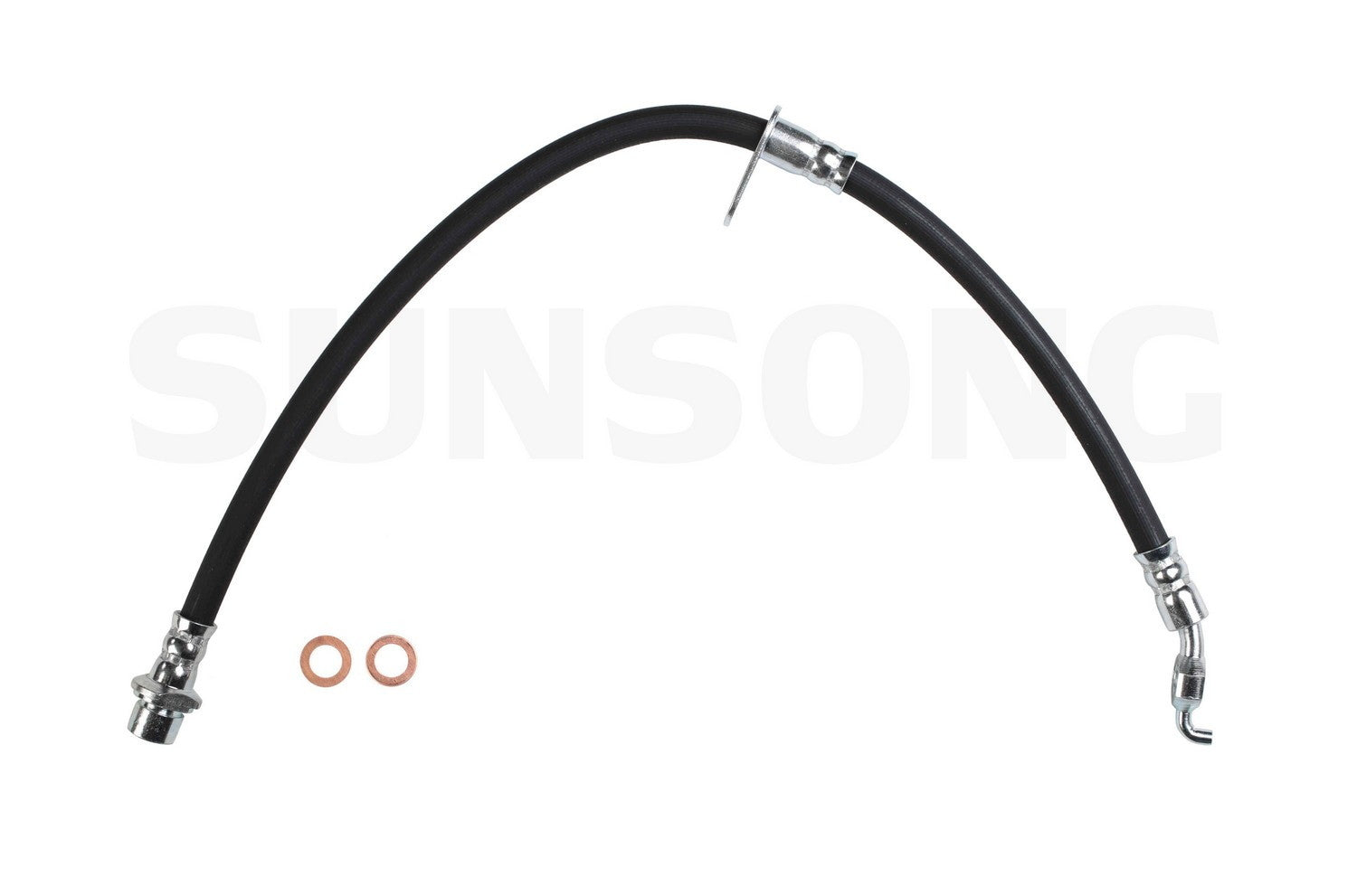 Angle View of Rear Right Brake Hydraulic Hose SUNSONG 2202669