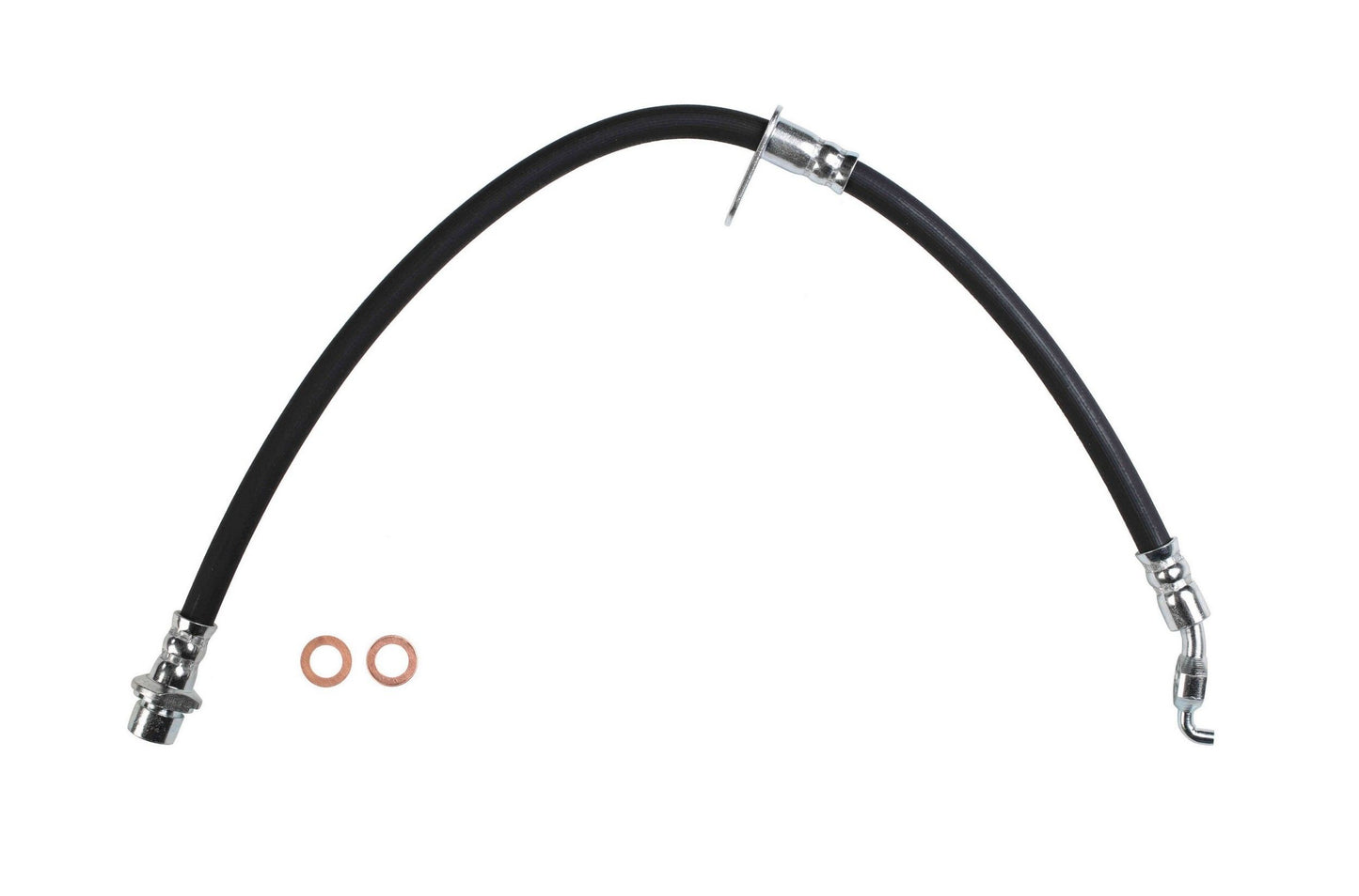 Front View of Rear Right Brake Hydraulic Hose SUNSONG 2202669