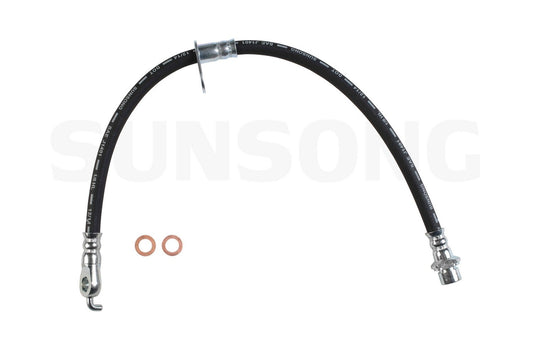 Angle View of Front Left Brake Hydraulic Hose SUNSONG 2202796