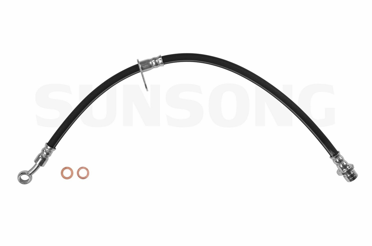 Angle View of Front Left Brake Hydraulic Hose SUNSONG 2202799