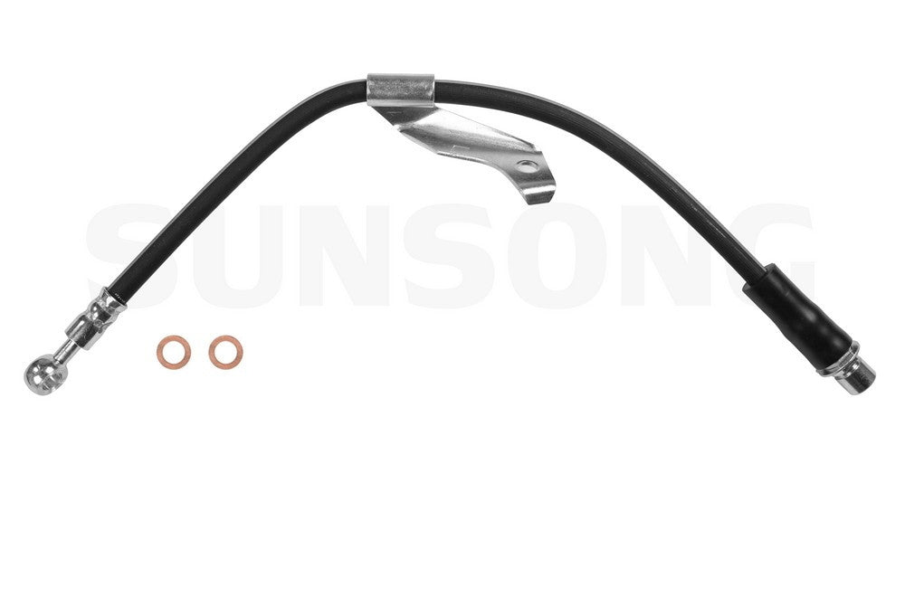 Angle View of Front Left Brake Hydraulic Hose SUNSONG 2202869