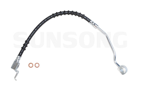 Angle View of Front Right Brake Hydraulic Hose SUNSONG 2203114