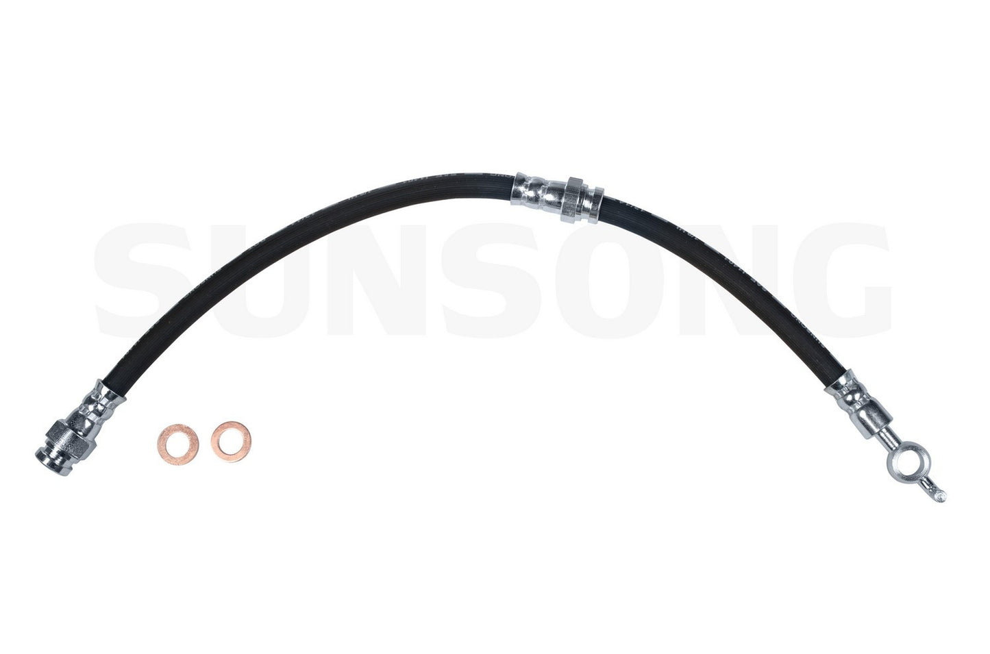 Angle View of Front Brake Hydraulic Hose SUNSONG 2203124