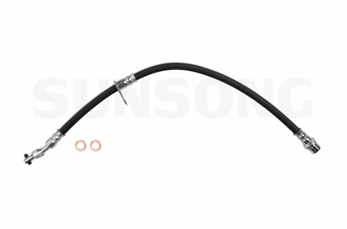 Angle View of Front Left Brake Hydraulic Hose SUNSONG 2203135