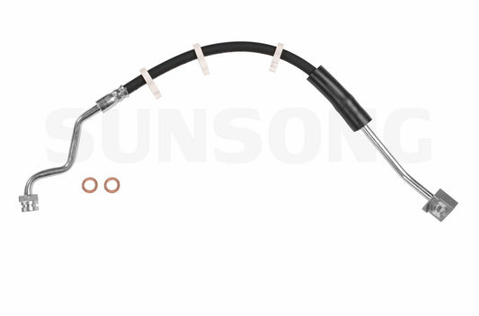 Angle View of Front Right Brake Hydraulic Hose SUNSONG 2203152