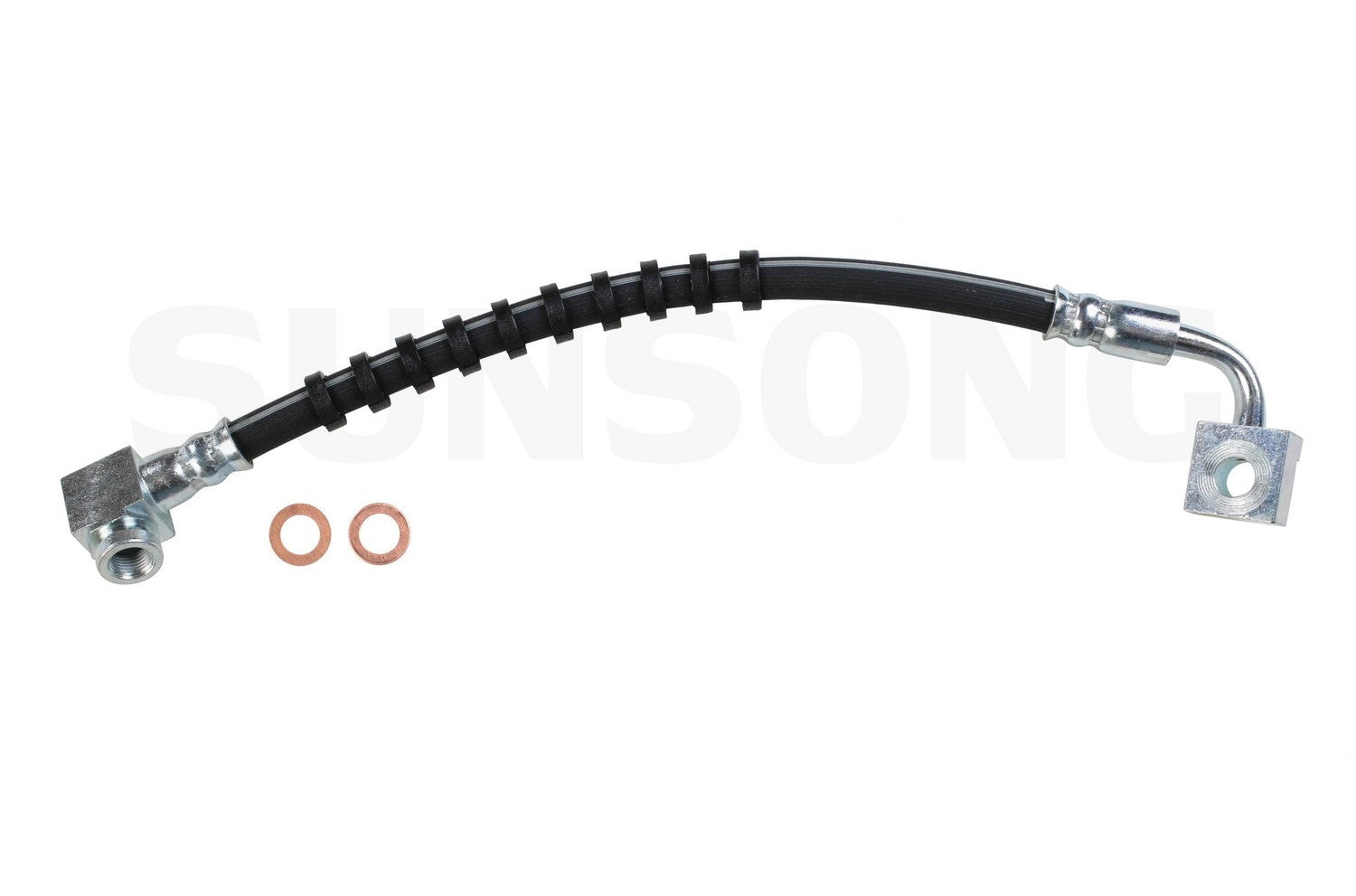 Angle View of Front Right Brake Hydraulic Hose SUNSONG 2203165