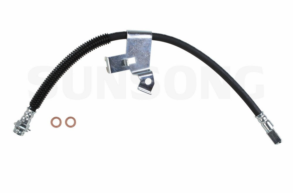 Angle View of Front Left Brake Hydraulic Hose SUNSONG 2203191