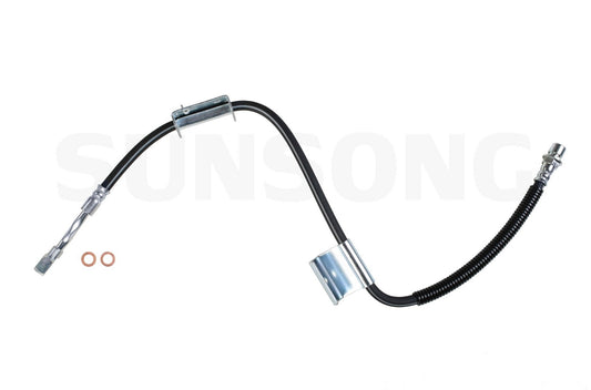 Angle View of Front Left Brake Hydraulic Hose SUNSONG 2203231