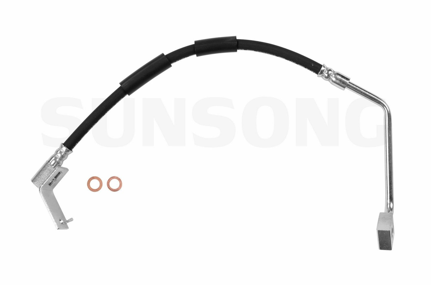 Angle View of Front Left Brake Hydraulic Hose SUNSONG 2203242