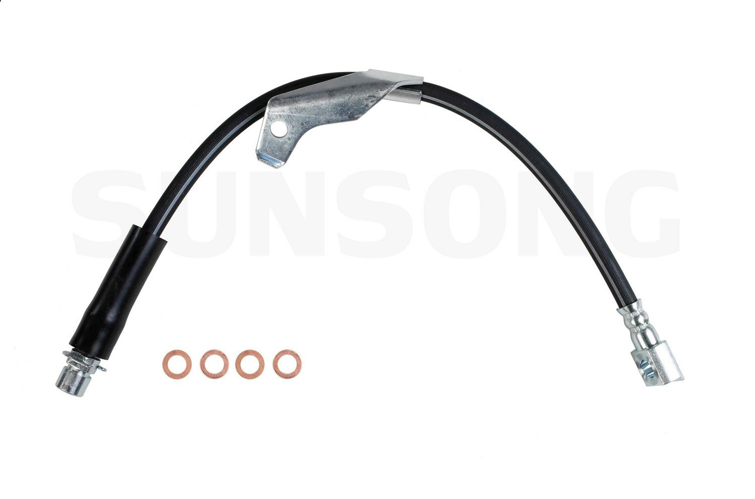 Angle View of Front Left Brake Hydraulic Hose SUNSONG 2203255