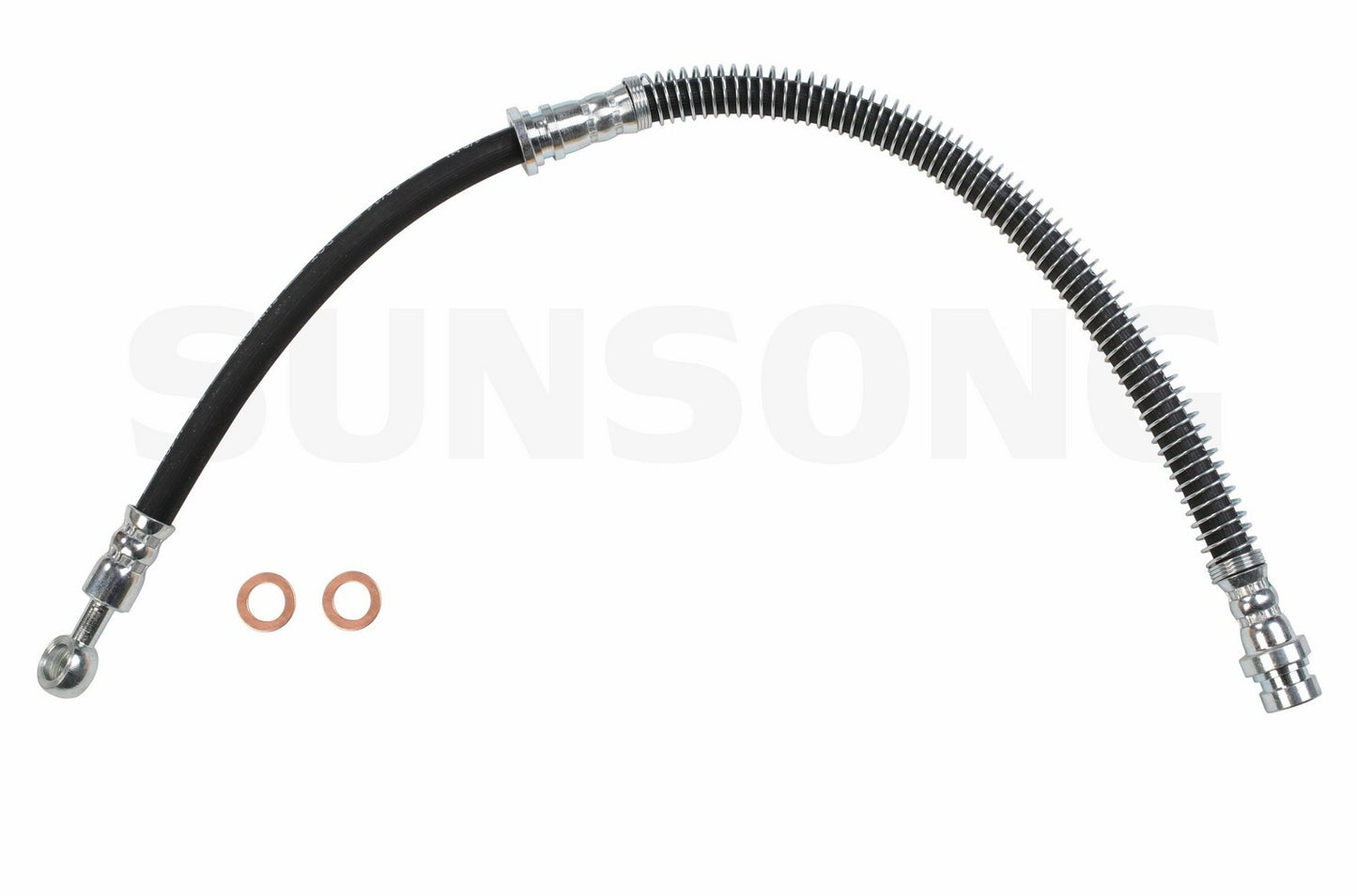 Angle View of Front Brake Hydraulic Hose SUNSONG 2203260