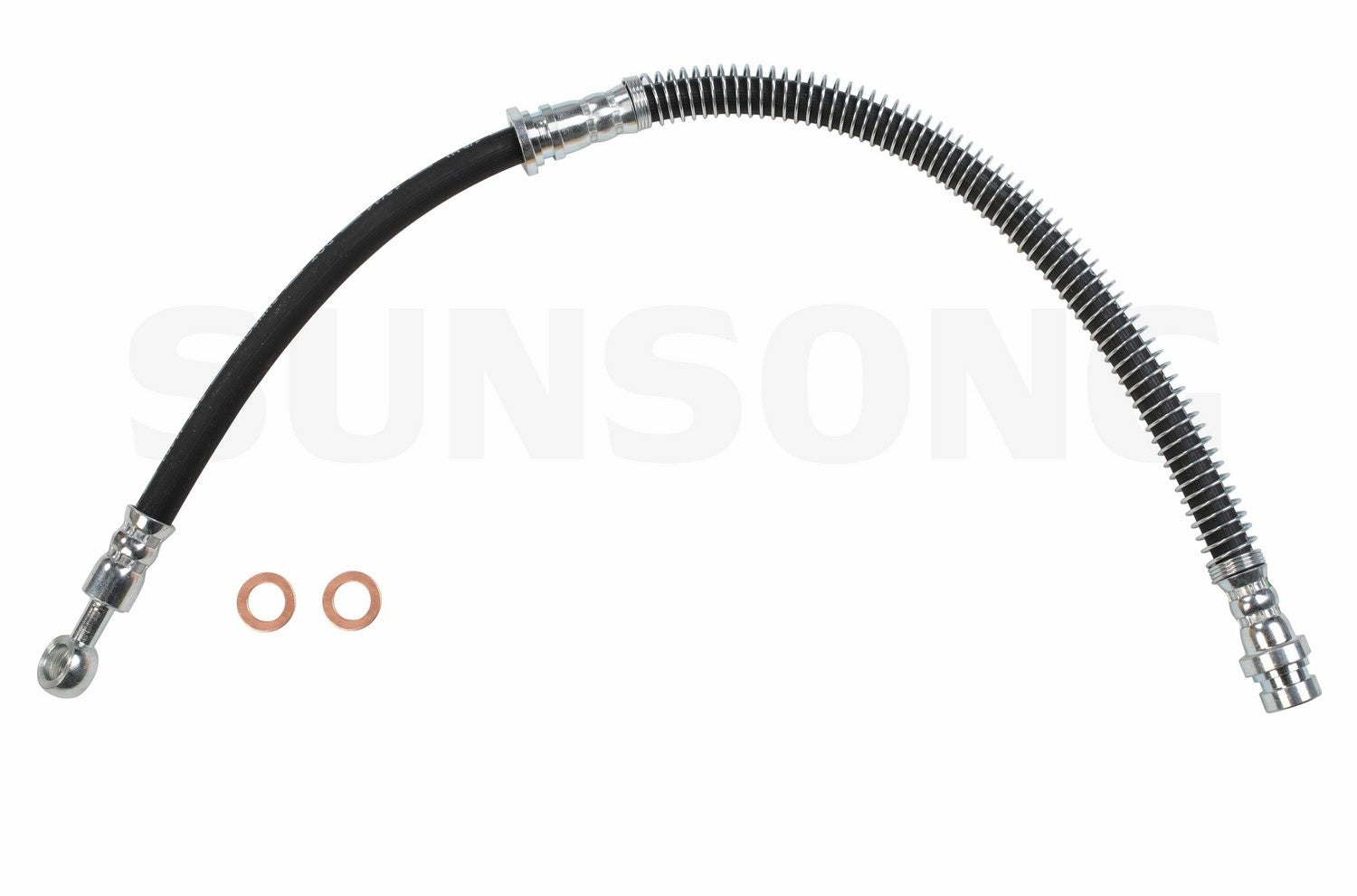 Front View of Front Brake Hydraulic Hose SUNSONG 2203260