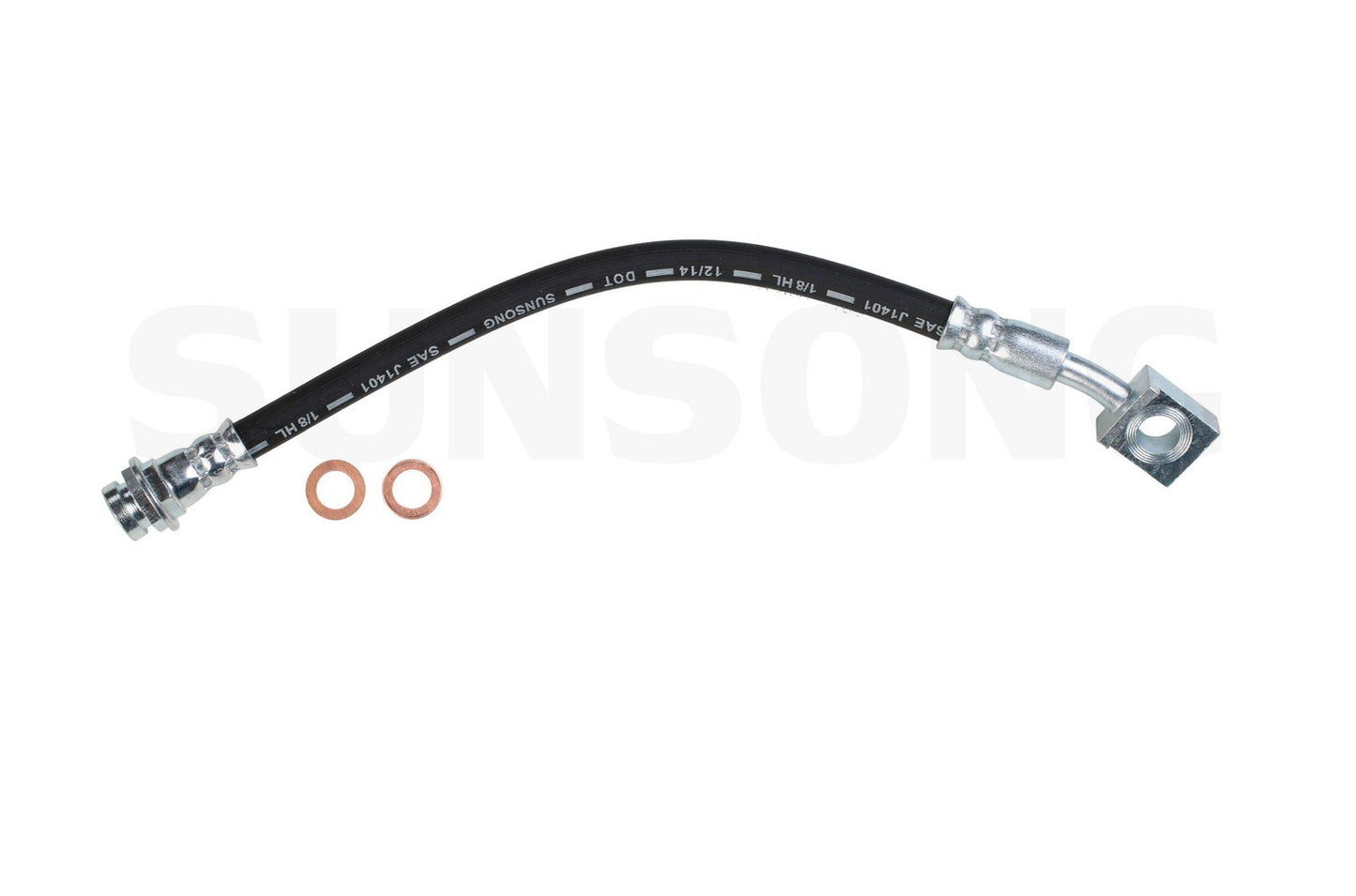 Angle View of Rear Left Brake Hydraulic Hose SUNSONG 2203288