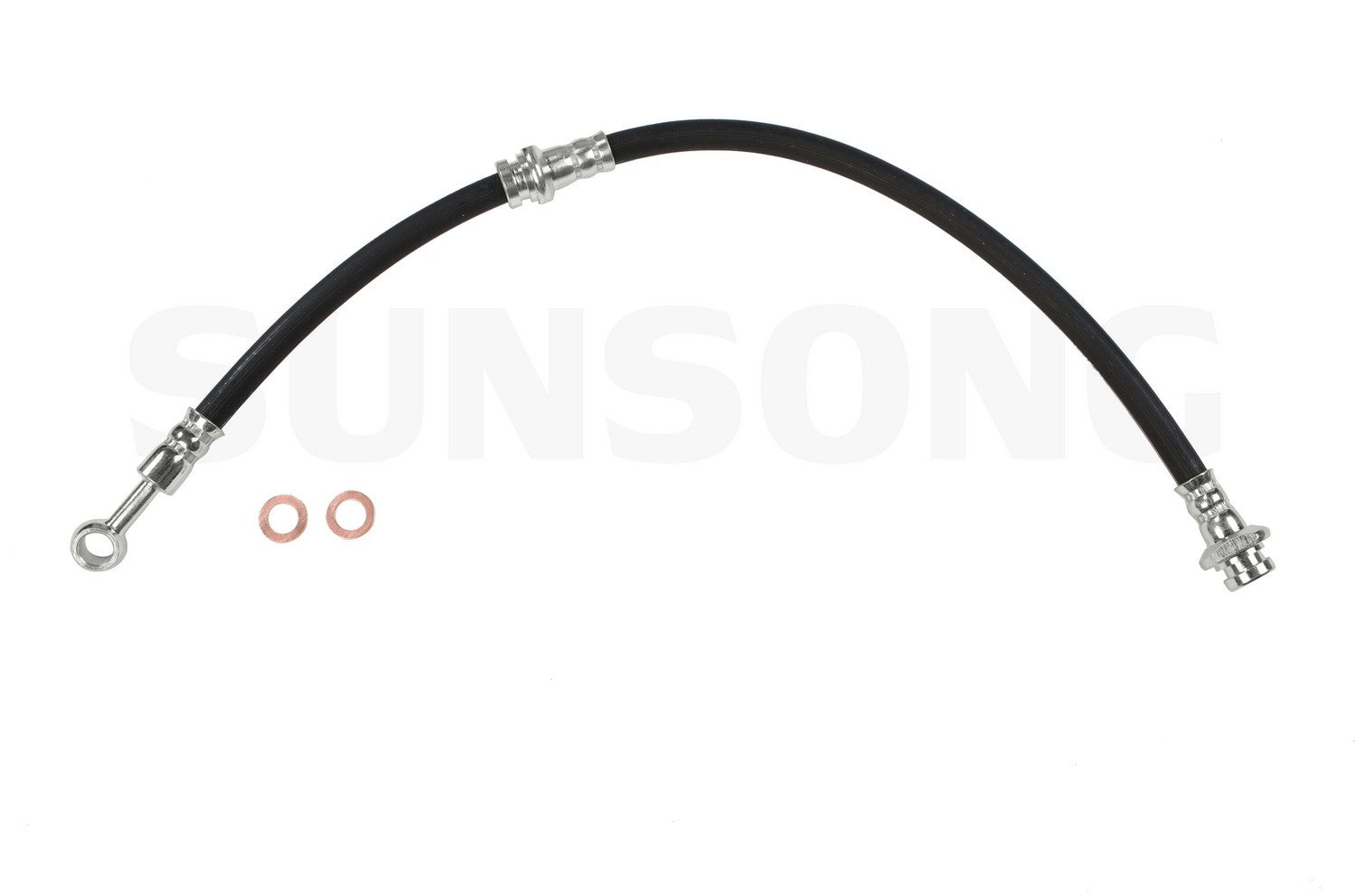 Angle View of Front Brake Hydraulic Hose SUNSONG 2203330