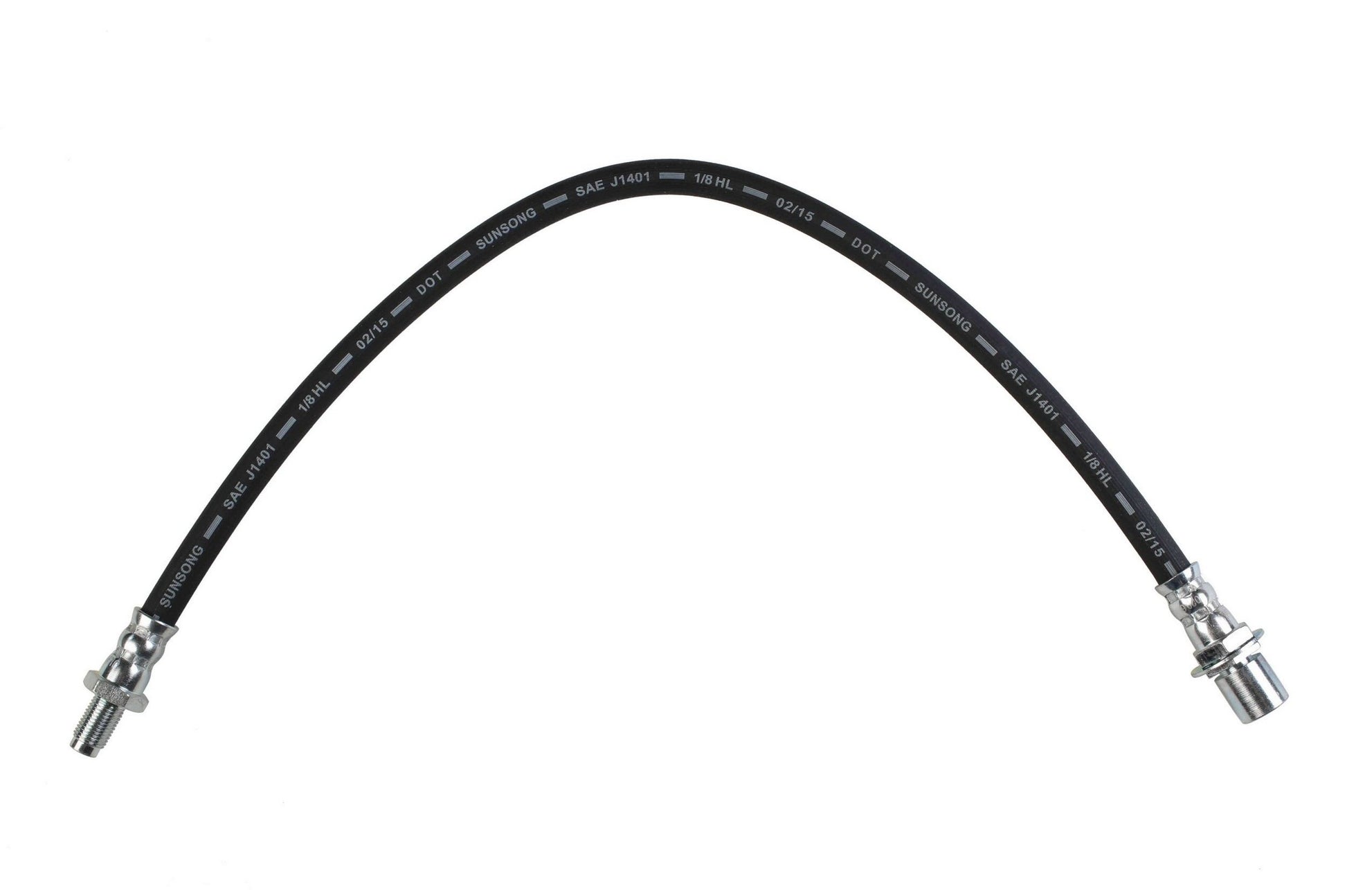 Front View of Rear Brake Hydraulic Hose SUNSONG 2203445