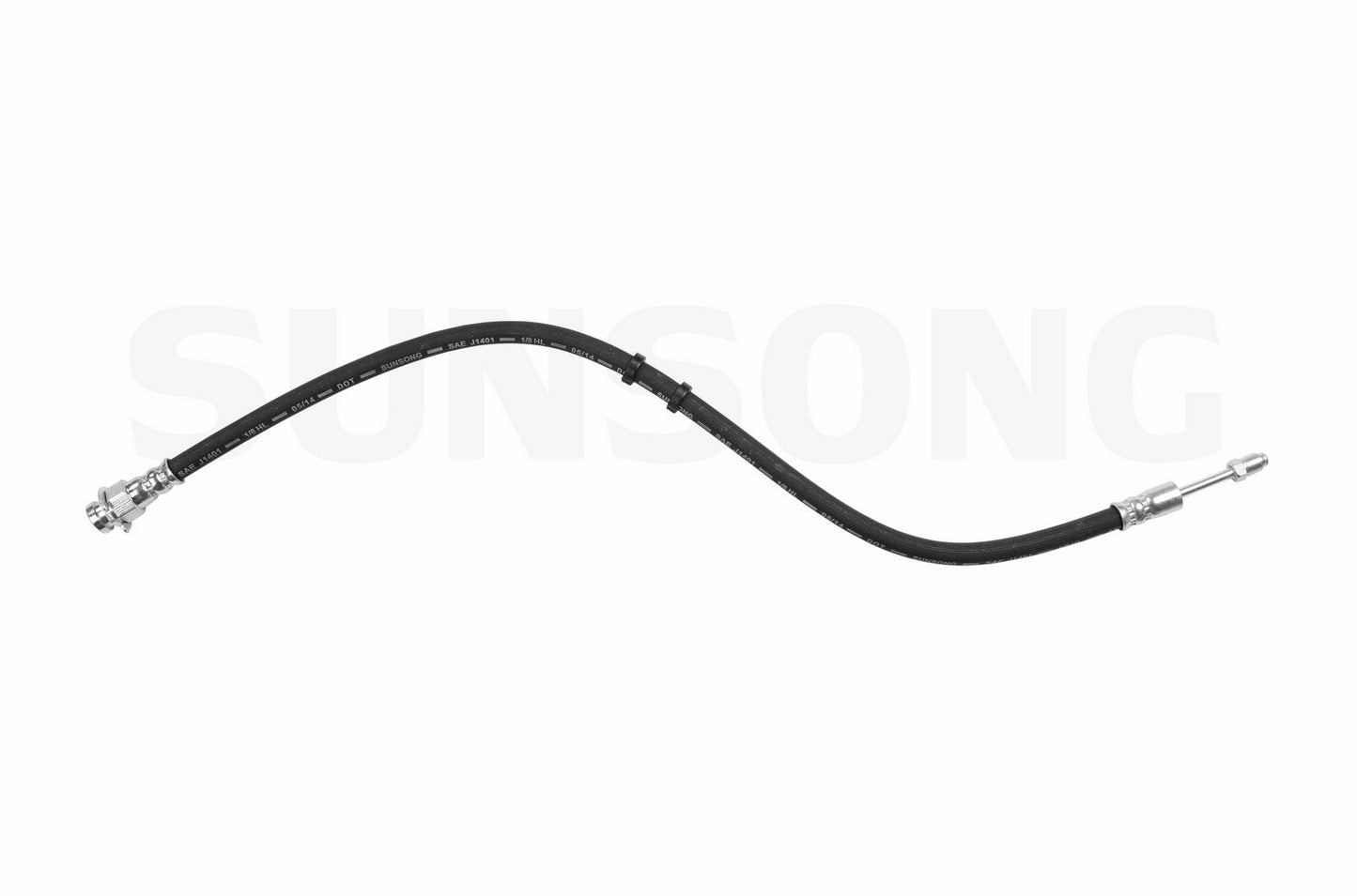 Front View of Front Left Brake Hydraulic Hose SUNSONG 2203584