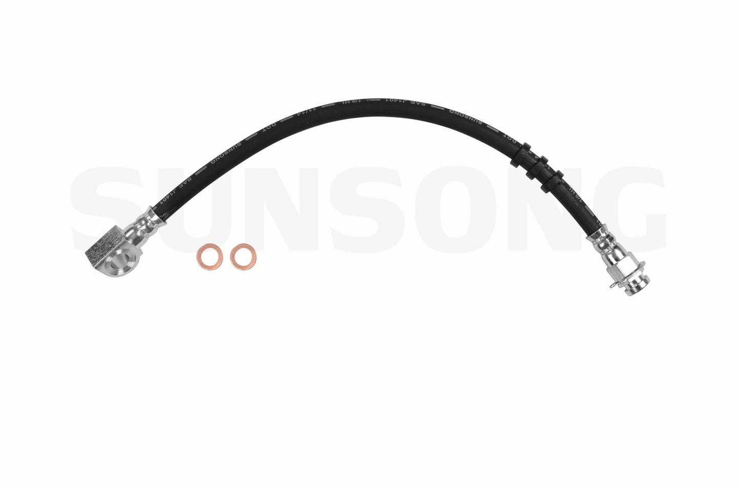 Angle View of Front Brake Hydraulic Hose SUNSONG 2203718