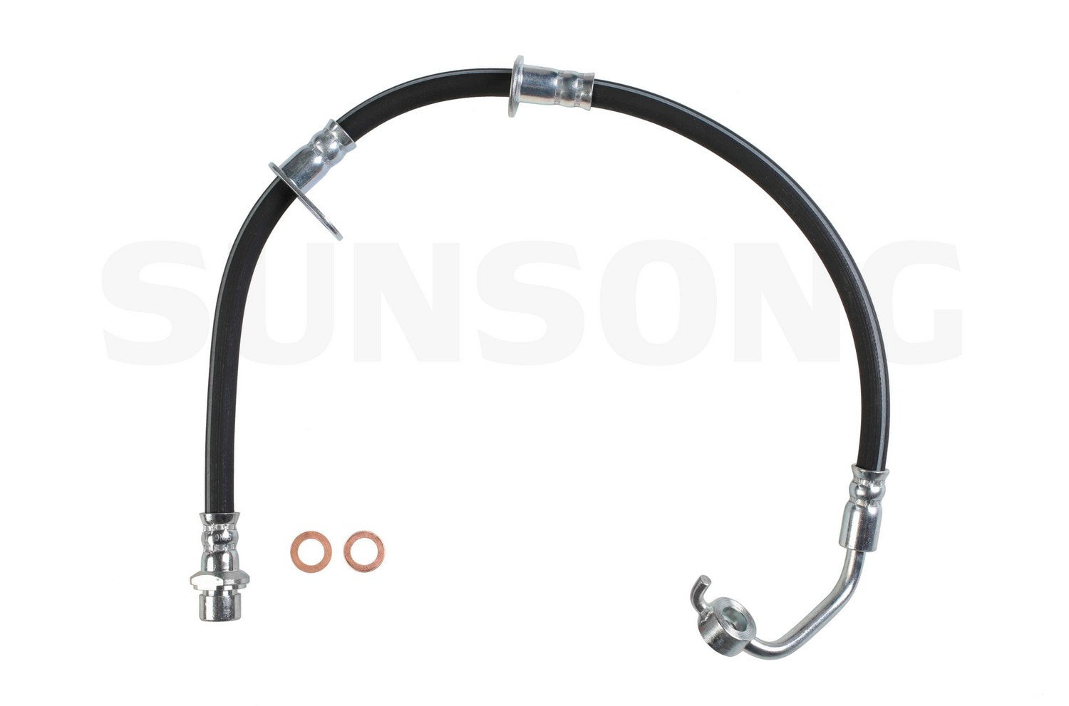 Angle View of Front Left Brake Hydraulic Hose SUNSONG 2203807