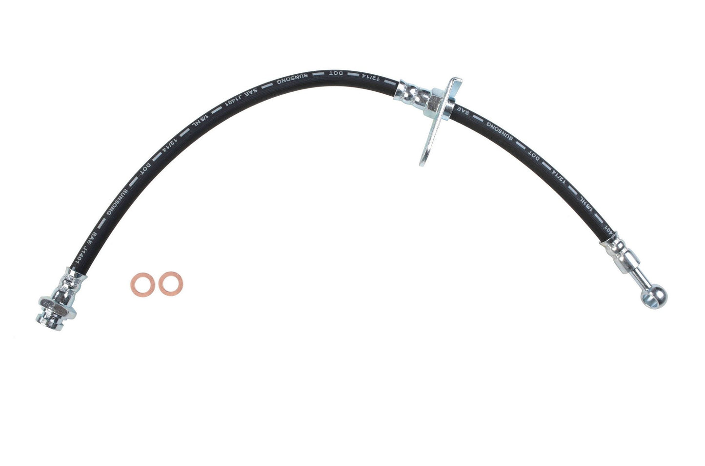 Front View of Rear Brake Hydraulic Hose SUNSONG 2203838