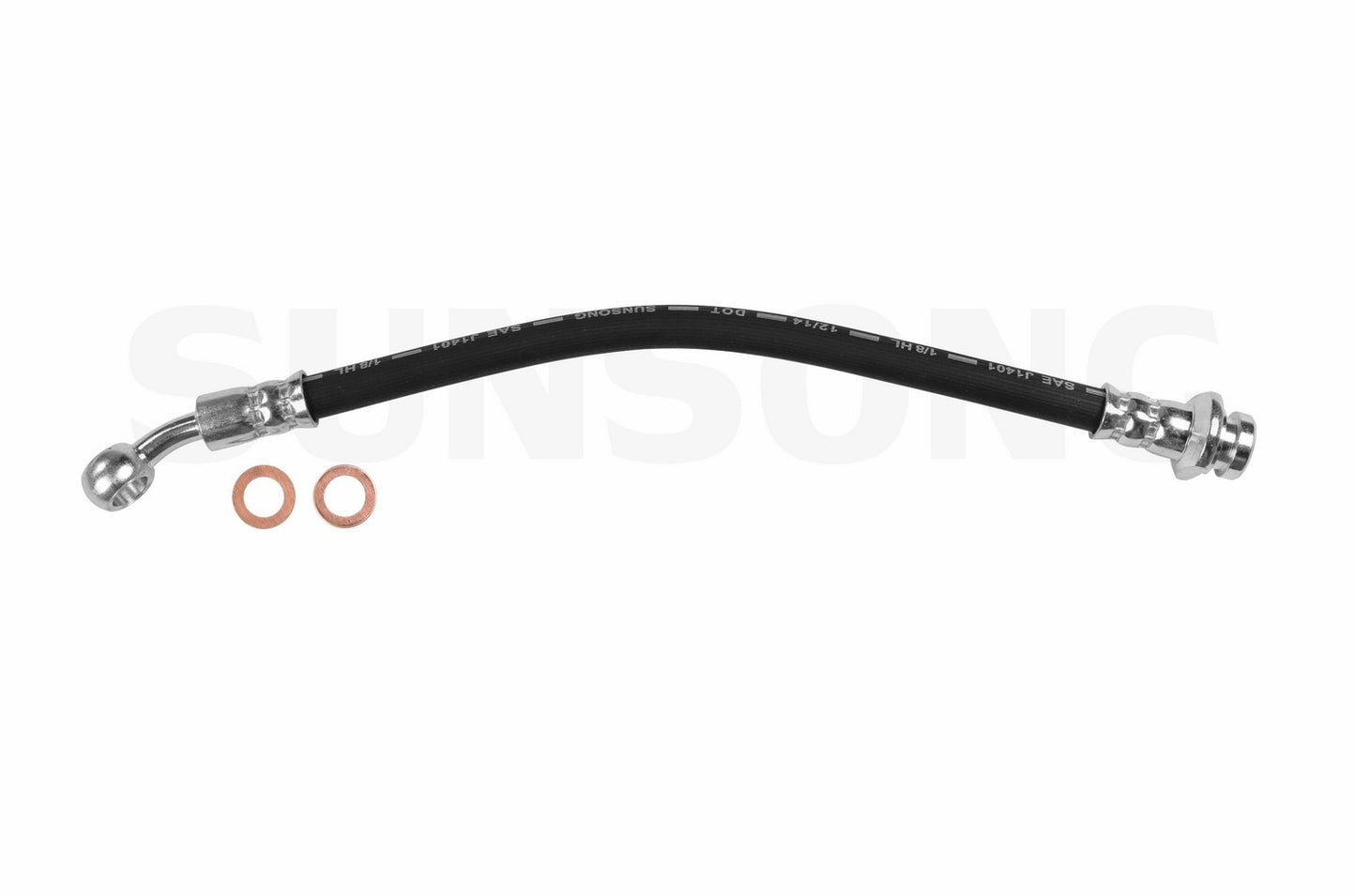 Angle View of Front Brake Hydraulic Hose SUNSONG 2203867