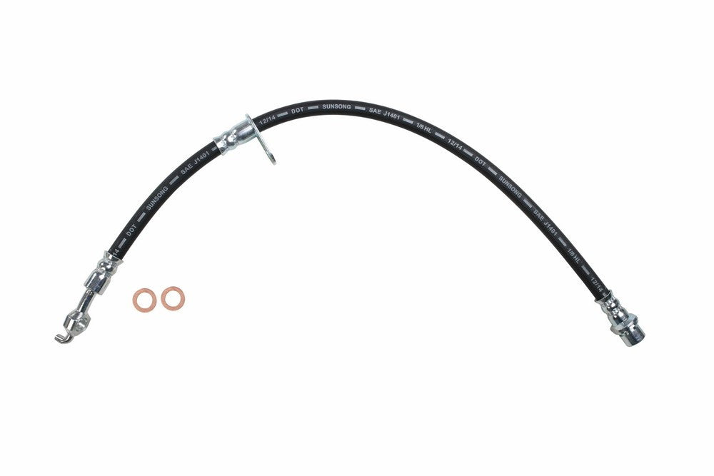 Angle View of Rear Right Brake Hydraulic Hose SUNSONG 2203986