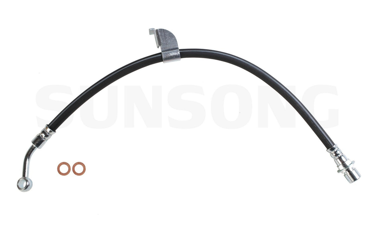 Front View of Rear Right Brake Hydraulic Hose SUNSONG 2204045