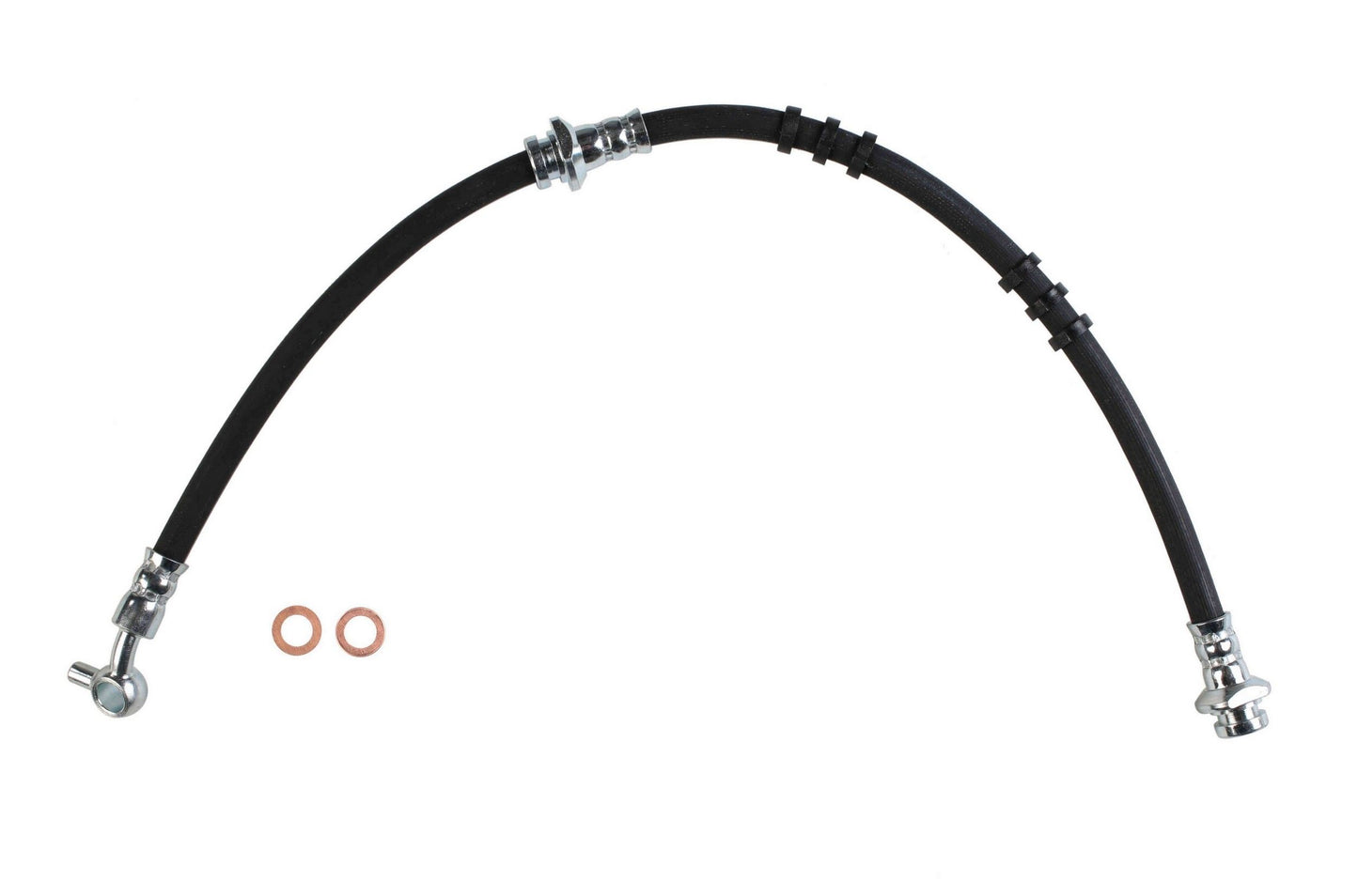 Front View of Front Right Brake Hydraulic Hose SUNSONG 2204271