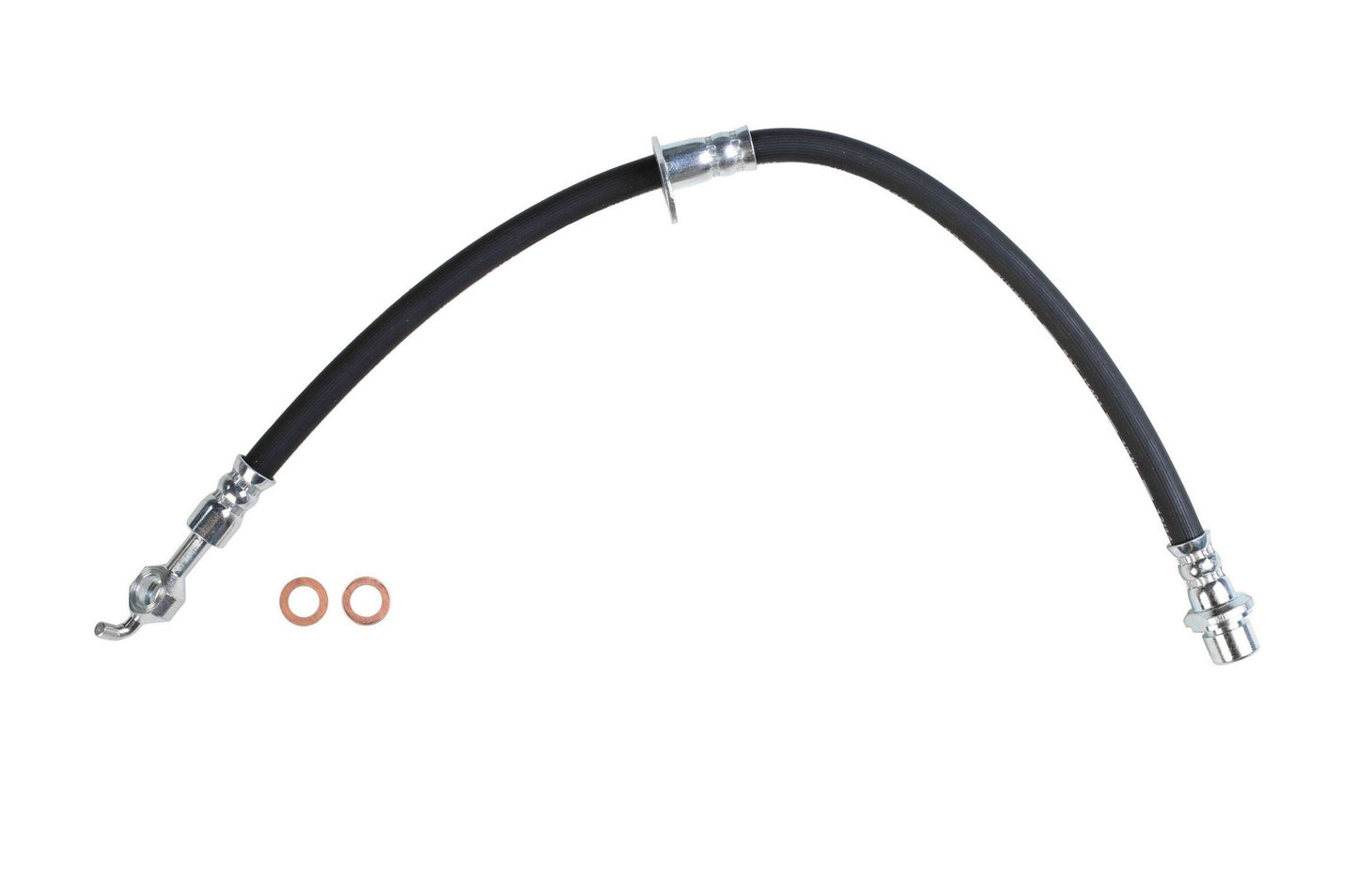 Front View of Front Right Brake Hydraulic Hose SUNSONG 2204278