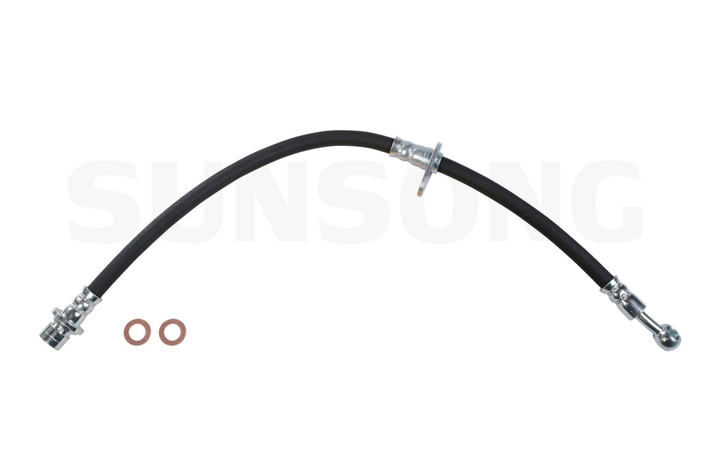 Front View of Front Right Brake Hydraulic Hose SUNSONG 2204308