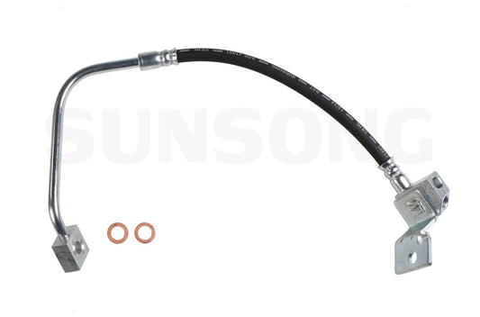 Angle View of Rear Left Brake Hydraulic Hose SUNSONG 2204711